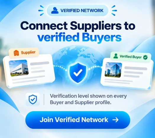 Connect Suppliers to verified Buyers