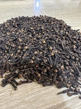 CLOVES Features Organic Stems Content 2% Max Admixture Level 1% Max Headless Content 1% Max Moisture Content 10% Max Origin TANZANIA, - ANISIA GROUP COMPANY LIMITED - Tanzania
