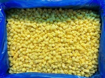 Frozen Peach Dices IQF Frozen Fruits Grade A Shape Dices Color YELLOW Style Frozen Address CHINA Processing Type Iqf Packing 10kg Carton - Shandong Guohai Imports and exports Co., ltd - China