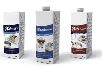 Whipping Cream Ph 6.7 ±0.3 Origin Spain Resistance <1 Acidity ≤18 ºt Saturated Fat 23 G Fat Content 35% ±1% Salt Content 0.08 - Seven Export - Spain