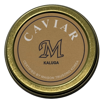 Premium Caviar - Kaluga Packaging tin Size 3.4 - 3.8mm Ingredients Caviar Storage Type Frozen Shelf Life 6 months Content Huso dauricus - IDOO Co., Ltd - South Korea