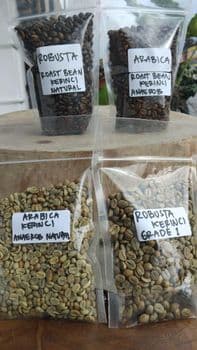 Robusta Coffee Grade 1 Organic No Form green Bean Decaffeinated No Bean Type Robusta Drying Process natural Degree of Processing Raw - PT. Najah Sejahtera Production - Indonesia
