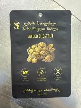 Taste Secret Premium Boiled Peeled Chestnuts 100g Features Gluten-Free, Vegan - Taste Secret LLC - Georgia