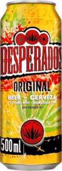 Desperados 50cl can Net Weight 0.5 L Color Clear Golden Alcohol By Volume 5.9% Alcohol content > 5 % - 7.5 % Aroma Sweet, Citrusy, Slight Agave Notes - Dumilco Distribution Group - Netherlands