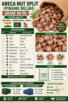 Betel nut - PT DINATA INTERNASIONAL TRADING - Indonesia