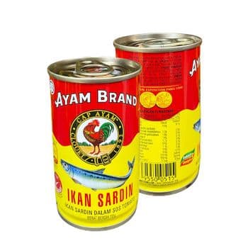 Hot Selling 155g Ayam Brand Sardines In Tomato Sauce with Large Pieces of Selected Sardine Fish and High Nutritional - ZH FIRST COFFEE SDN. BHD. - Malaysia
