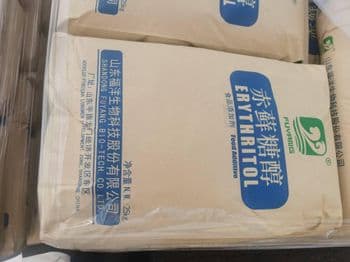 erythritol Packaging 25kg/bag Shelf Life 24 month Concentration Gluconic Acid 50% Certifications Iso9001, Iso22000, Kosher, Halal, Haccp - Shandong Fuyang Bio-tech. Co .ltd - China