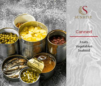 Canned Shipment Container Size 20 Feet And 40 Feet Logistics Service Organize Logistics To Any Port Inspection Option - Sunrise Ins Vietnam - Vietnam