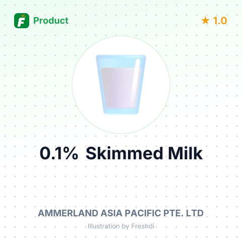 0.1% Skimmed Milk – summary card, no photo uploaded yet
