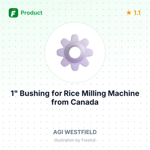 1" Bushing for Rice Milling Machine – summary card, no photo uploaded yet