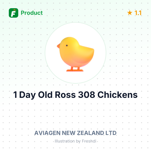 1 Day Old Ross 308 Chickens – summary card, no photo uploaded yet