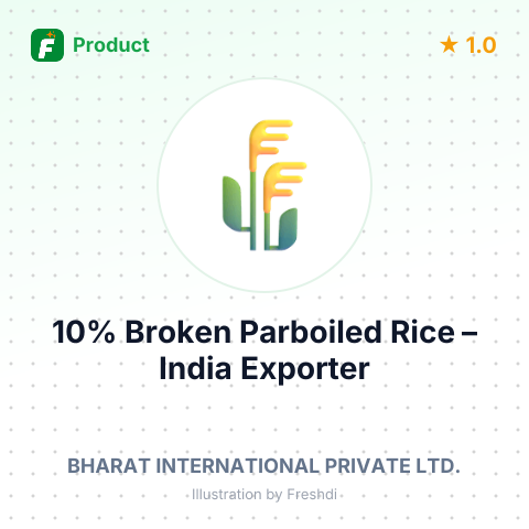 10% Broken Parboiled Rice – summary card, no photo uploaded yet