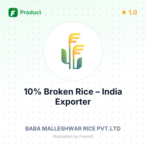 10% Broken Rice – summary card, no photo uploaded yet