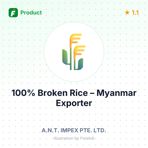 100% Broken Rice – summary card, no photo uploaded yet