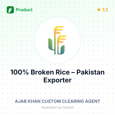 100% Broken Rice – summary card, no photo uploaded yet