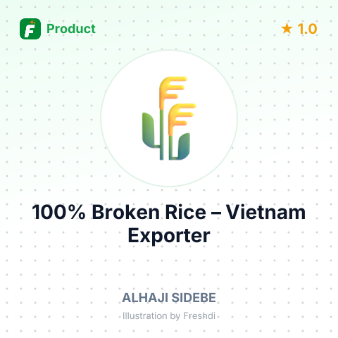100% Broken Rice – summary card, no photo uploaded yet