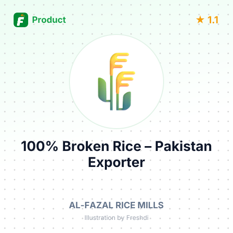 100% Broken Rice – summary card, no photo uploaded yet