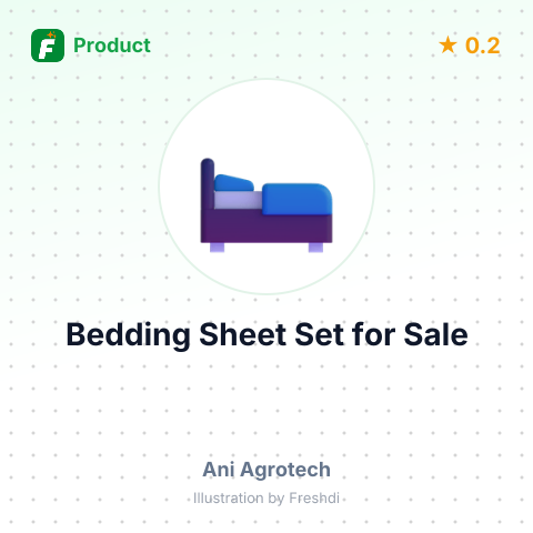 100% Cotton Knitted White/Dyed Bedding Sheet Set – summary card, no photo uploaded yet