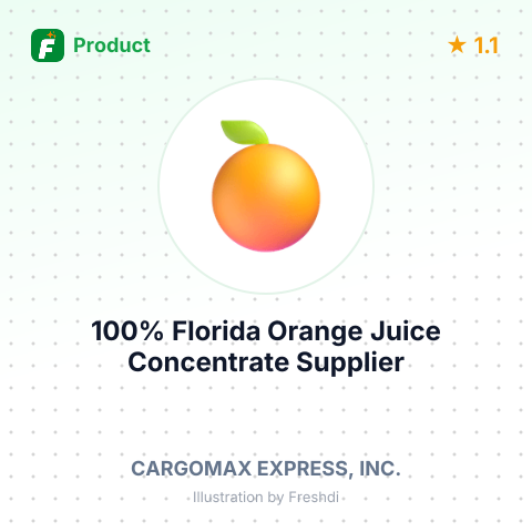100% Florida Orange Juice Concentrate – summary card, no photo uploaded yet