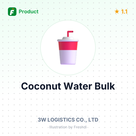 100% Natural Coconut Water – summary card, no photo uploaded yet