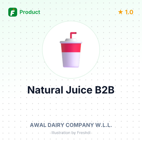 100% Natural Juice Drink – summary card, no photo uploaded yet
