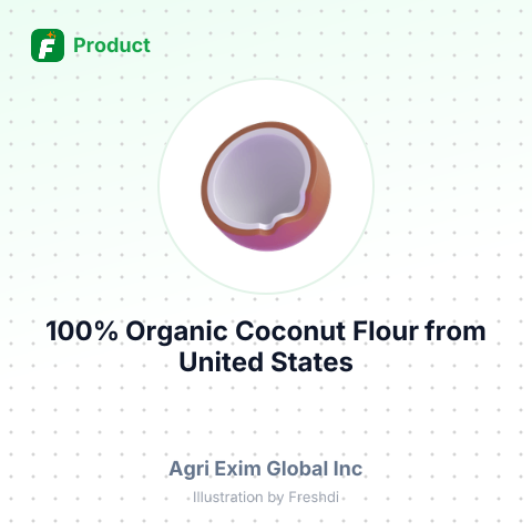 100% Organic Coconut Flour – summary card, no photo uploaded yet