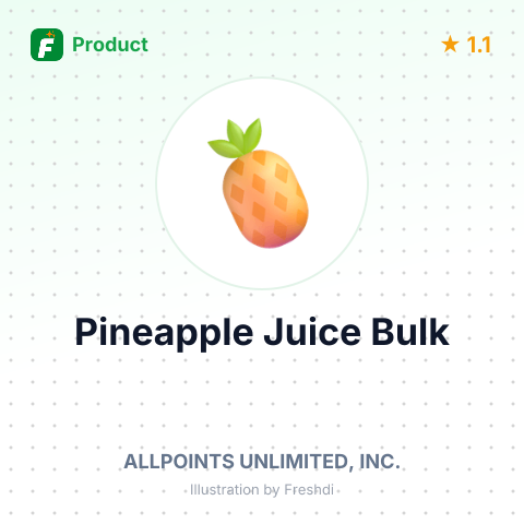 100% Pineapple Juice – summary card, no photo uploaded yet