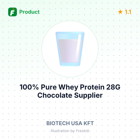 100% Pure Whey Protein 28G Chocolate – summary card, no photo uploaded yet