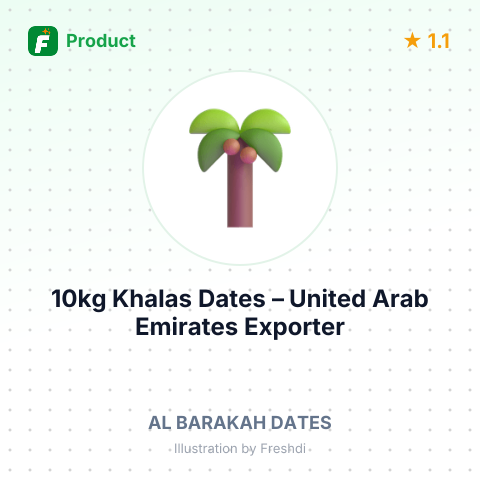 10kg Khalas Dates – summary card, no photo uploaded yet