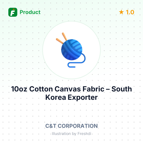 10oz Cotton Canvas Fabric – summary card, no photo uploaded yet