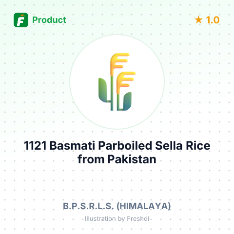 1121 Basmati Parboiled Sella Rice – summary card, no photo uploaded yet