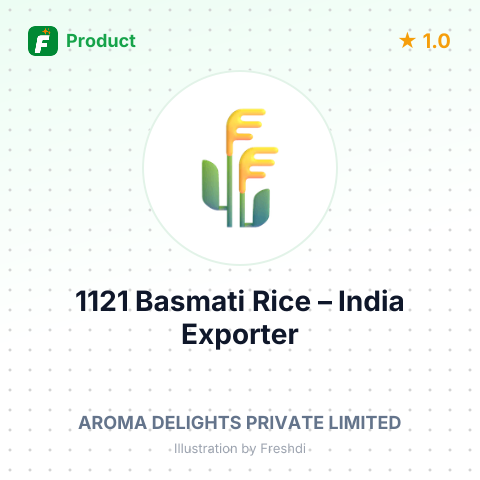 1121 Basmati Rice (White) – summary card, no photo uploaded yet