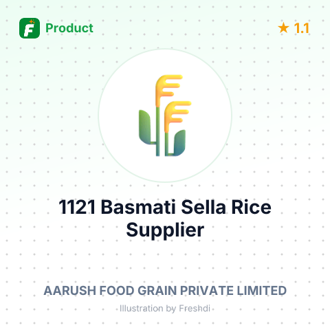 1121 Basmati Sella Rice – product summary card, no photo uploaded yet