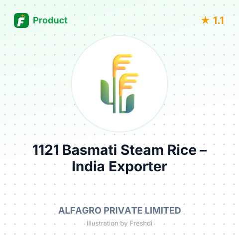 1121 Basmati Steam Rice – summary card, no photo uploaded yet
