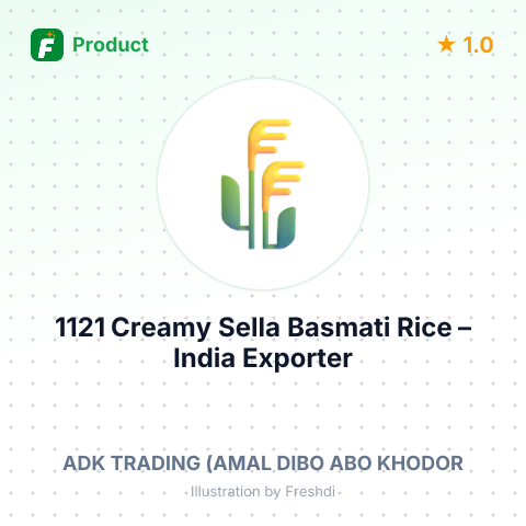 1121 Creamy Sella Basmati Rice – summary card, no photo uploaded yet