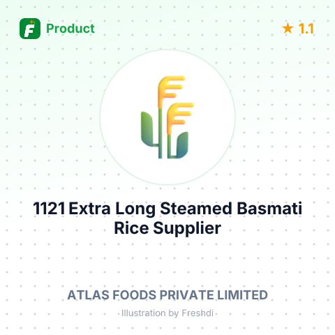 1121 Extra Long Steamed Basmati Rice – summary card, no photo uploaded yet