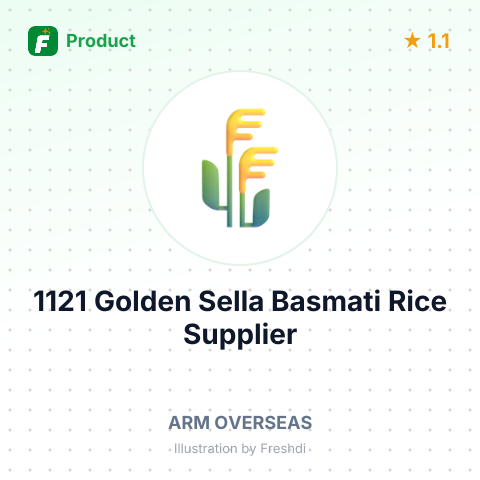 1121 Golden Sella Basmati Rice – product summary card, no photo uploaded yet