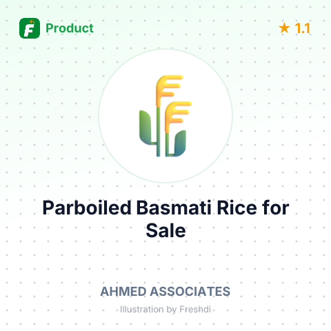 1121 Parboiled Basmati Rice in Non Woven Bags of 10 lbs – summary card, no photo uploaded yet