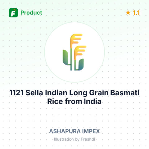 1121 Sella Indian Long Grain Basmati Rice – summary card, no photo uploaded yet