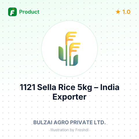 1121 Sella Rice 5kg – summary card, no photo uploaded yet