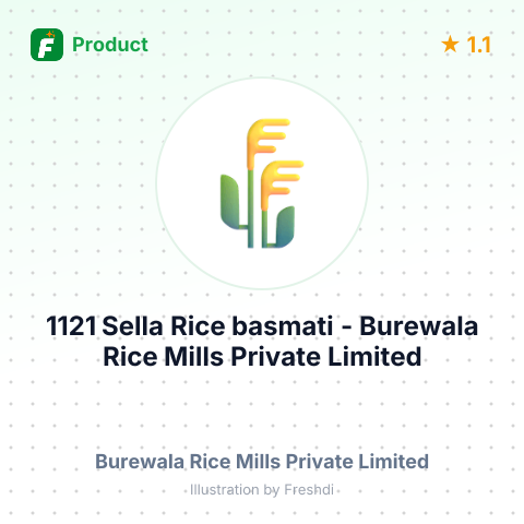 1121 Sella Rice basmati – summary card, no photo uploaded yet