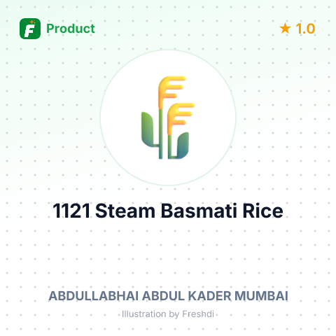 1121 Steam Basmati Rice – summary card, no photo uploaded yet
