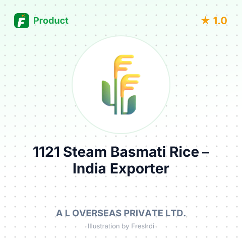 1121 Steam Basmati Rice – summary card, no photo uploaded yet