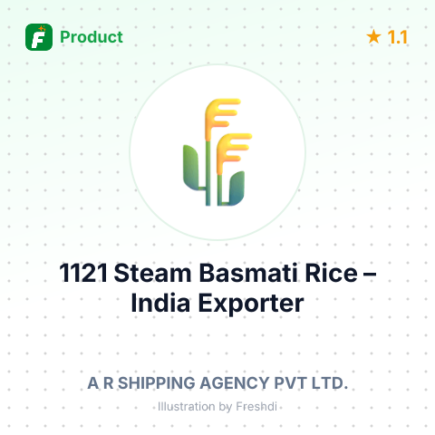 1121 Steam Basmati Rice – summary card, no photo uploaded yet