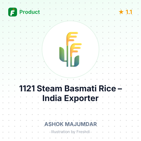 1121 Steam Basmati Rice – summary card, no photo uploaded yet