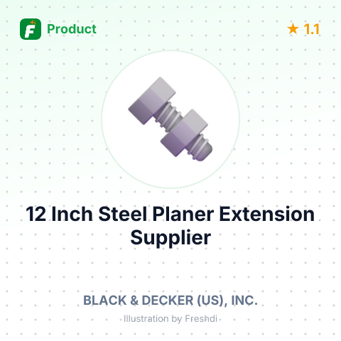 12 Inch Steel Planer Extension – summary card, no photo uploaded yet