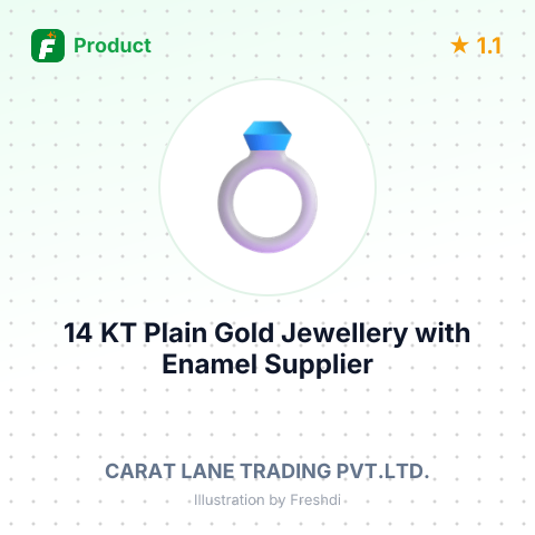 14 KT Plain Gold Jewellery with Enamel – summary card, no photo uploaded yet