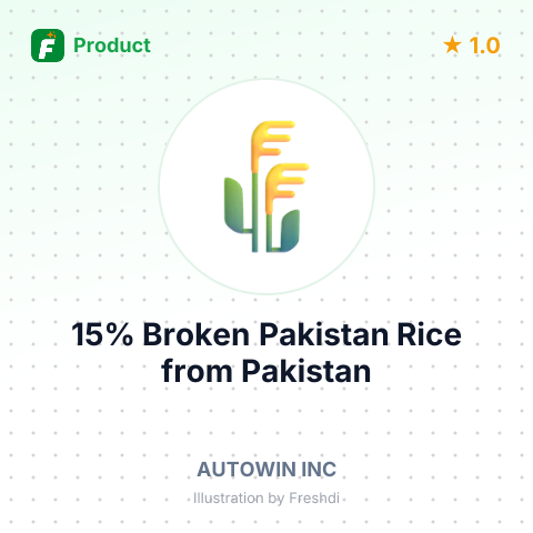 15% Broken Pakistan Rice – summary card, no photo uploaded yet
