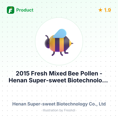 2015 Fresh Mixed Bee Pollen – summary card, no photo uploaded yet