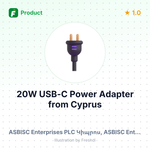 20W USB-C Power Adapter – summary card, no photo uploaded yet